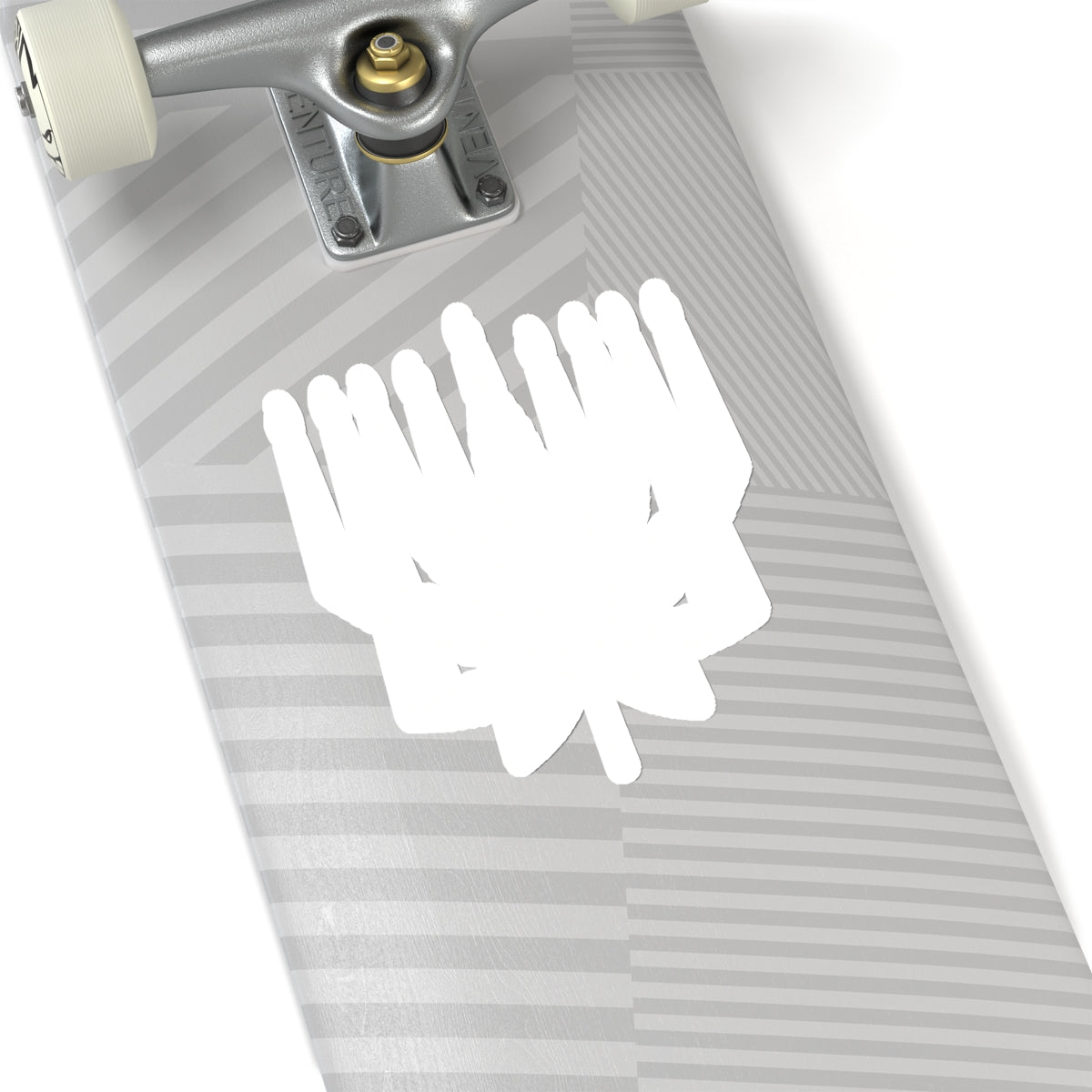 MENORAHJUANA STICKER WHITE - Kiss-Cut Stickers