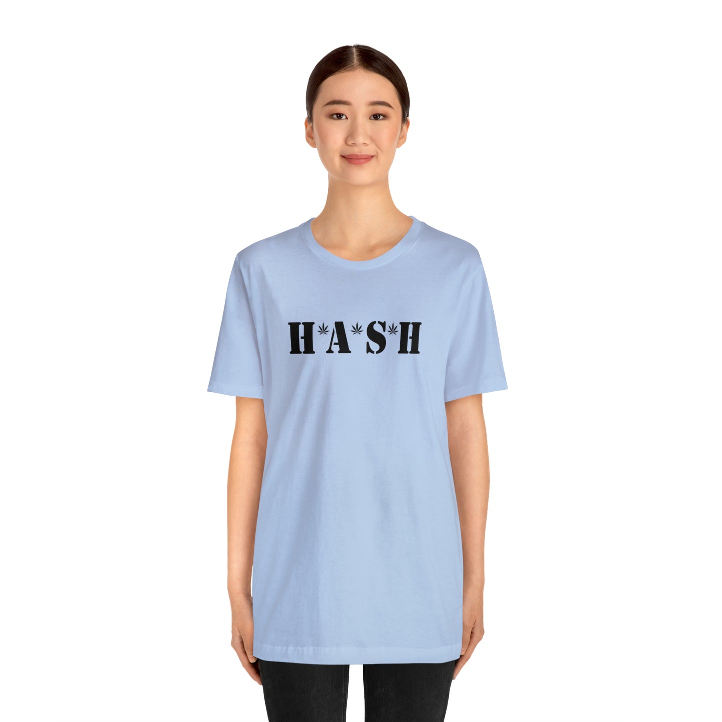 H*A*S*H BLACK LOGO- Unisex Jersey Short Sleeve Tee
