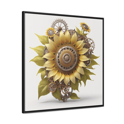 SUNFLOWER - Gallery Canvas Wraps, Square Frame