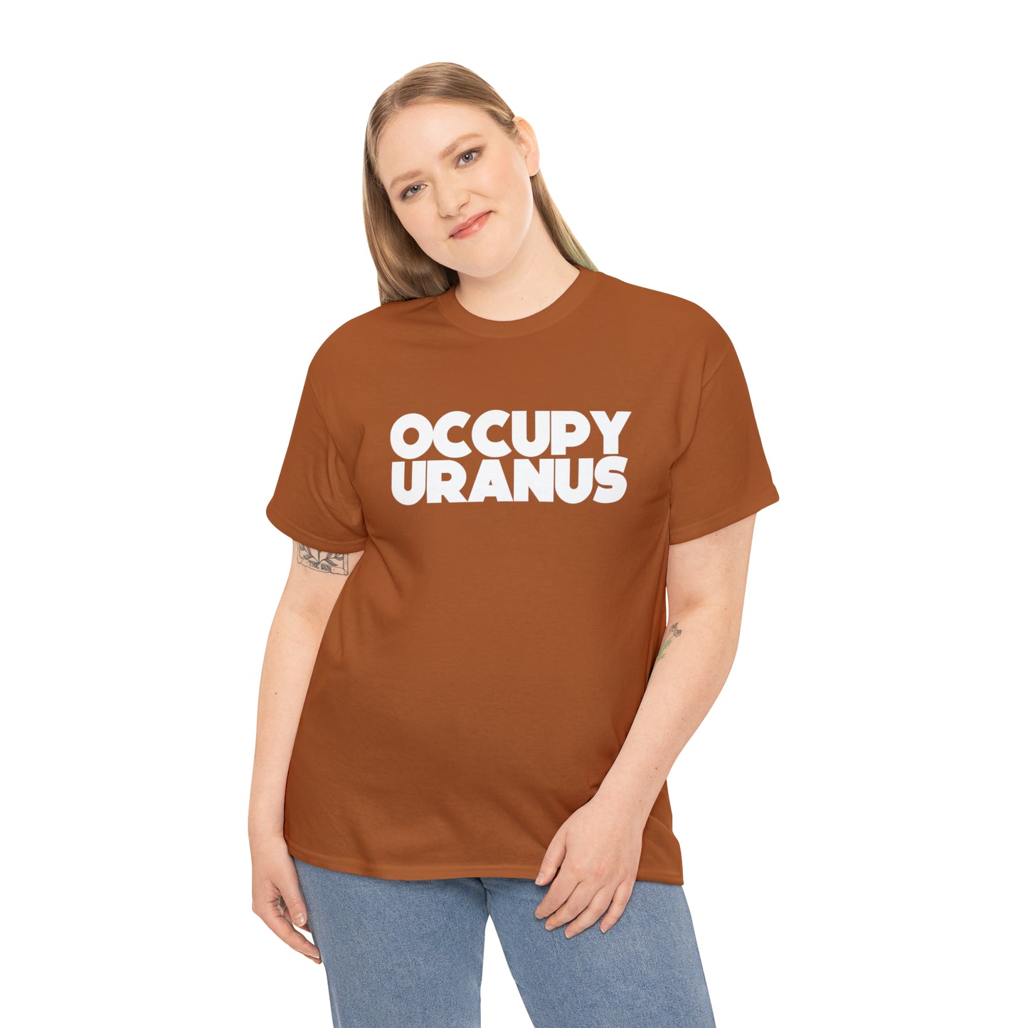 OCCUPY URANUS - Unisex Heavy Cotton Tee