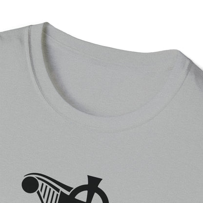 HARP & CROSS Black logo- Unisex Softstyle T-Shirt