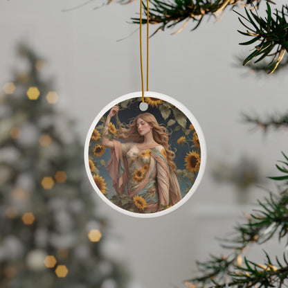 Sunflower Ornament 10