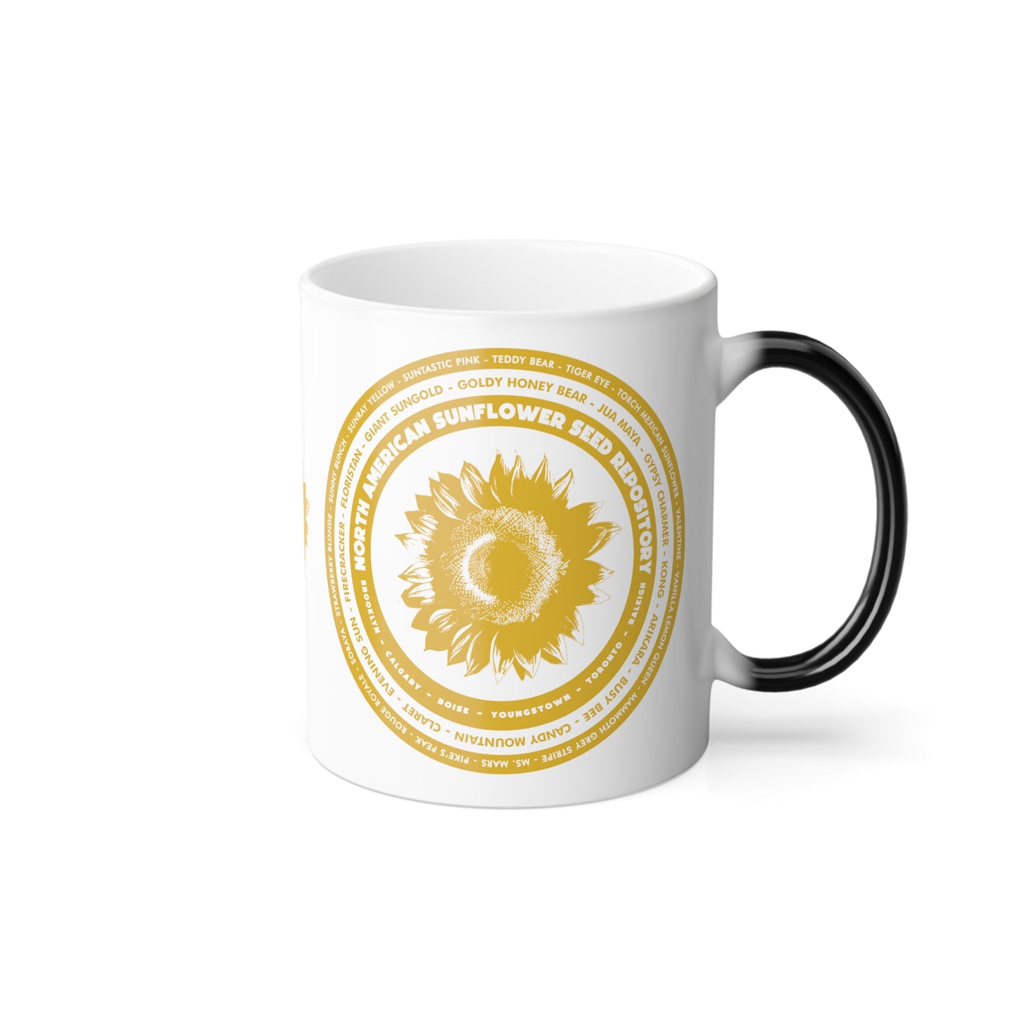 SUNFLOWER - Color Morphing Mug, 11oz