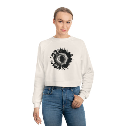 SUNFLOWER Black - Women's Cropped Fleece Pullover