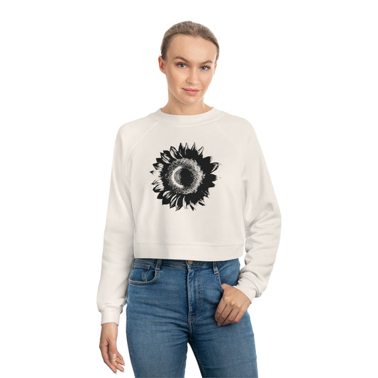 SUNFLOWER Black - Women's Cropped Fleece Pullover