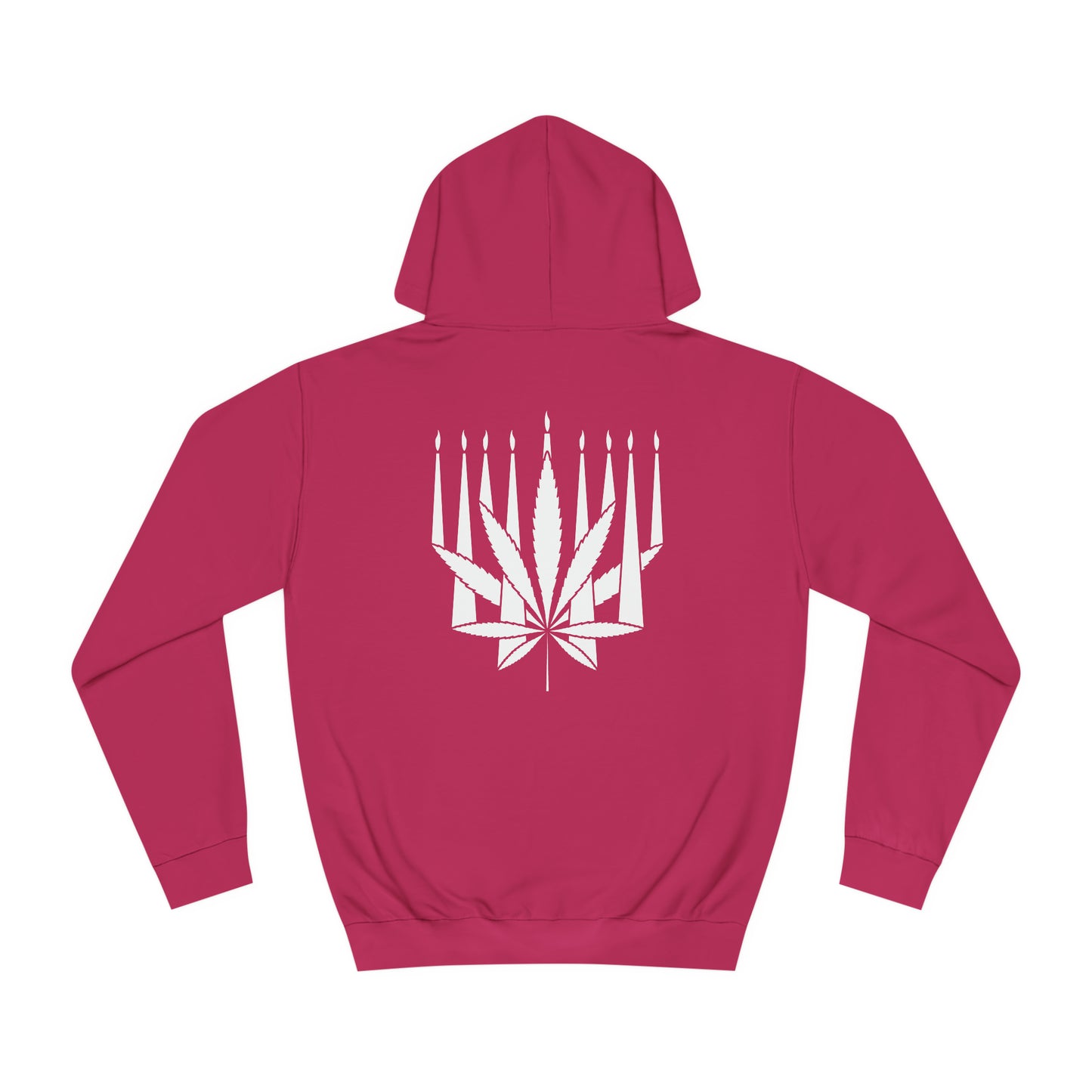 MENORAHJUANA WHITE - Unisex College Hoodie