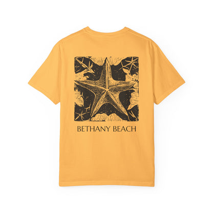 BETHANY BEACH - STARFISH - Unisex Garment-Dyed T-shirt