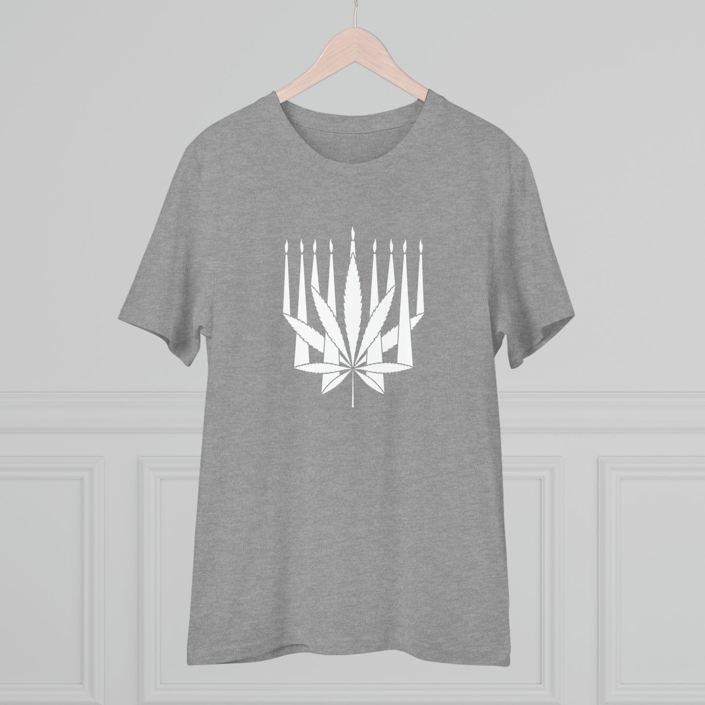 MENORAHJUANA-WHITE - Organic Creator T-shirt - Unisex