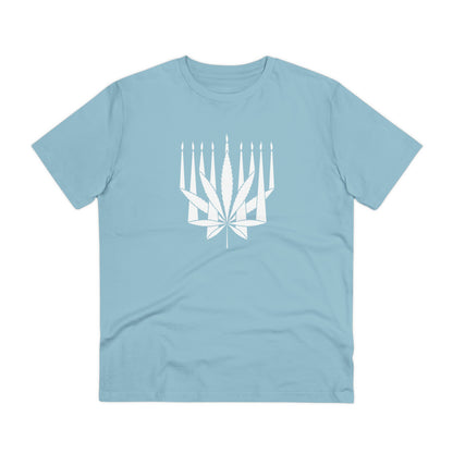 MENORAHJUANA-WHITE - Organic Creator T-shirt - Unisex