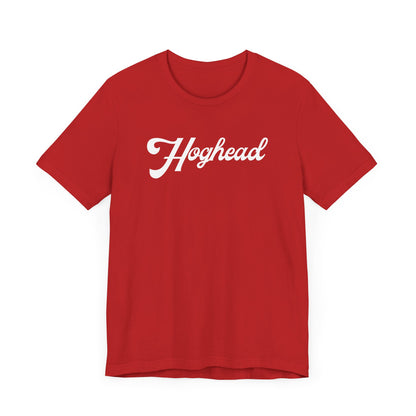 HOGHEAD - White Logo - Unisex Jersey Short Sleeve Tee
