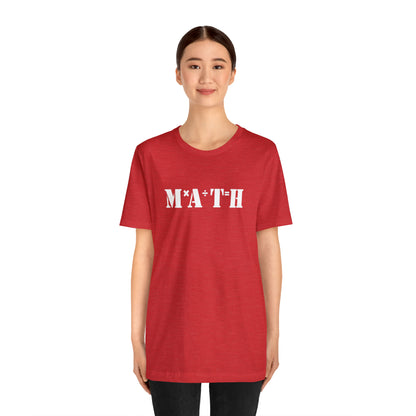 MATH - Unisex Jersey Short Sleeve Tee
