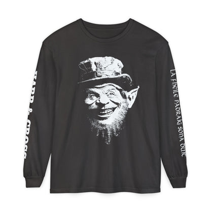 HARP & CROSS - Irish Leprechaun Graphic Long Sleeve T-Shirt-1