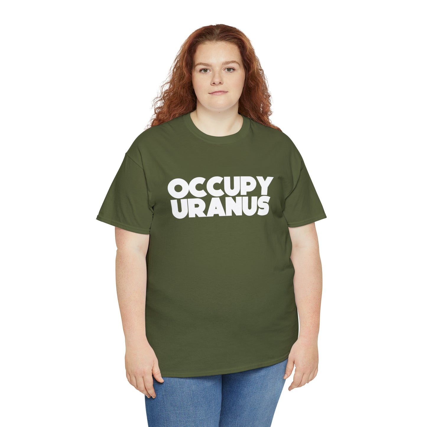 OCCUPY URANUS - Unisex Heavy Cotton Tee