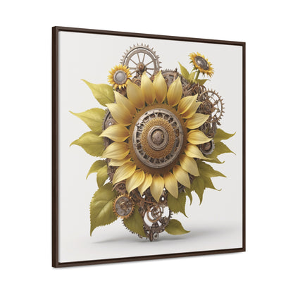 SUNFLOWER - Gallery Canvas Wraps, Square Frame