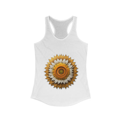 SUNFLOWER MOM-TO-BE - Women's Ideal Racerback Tank