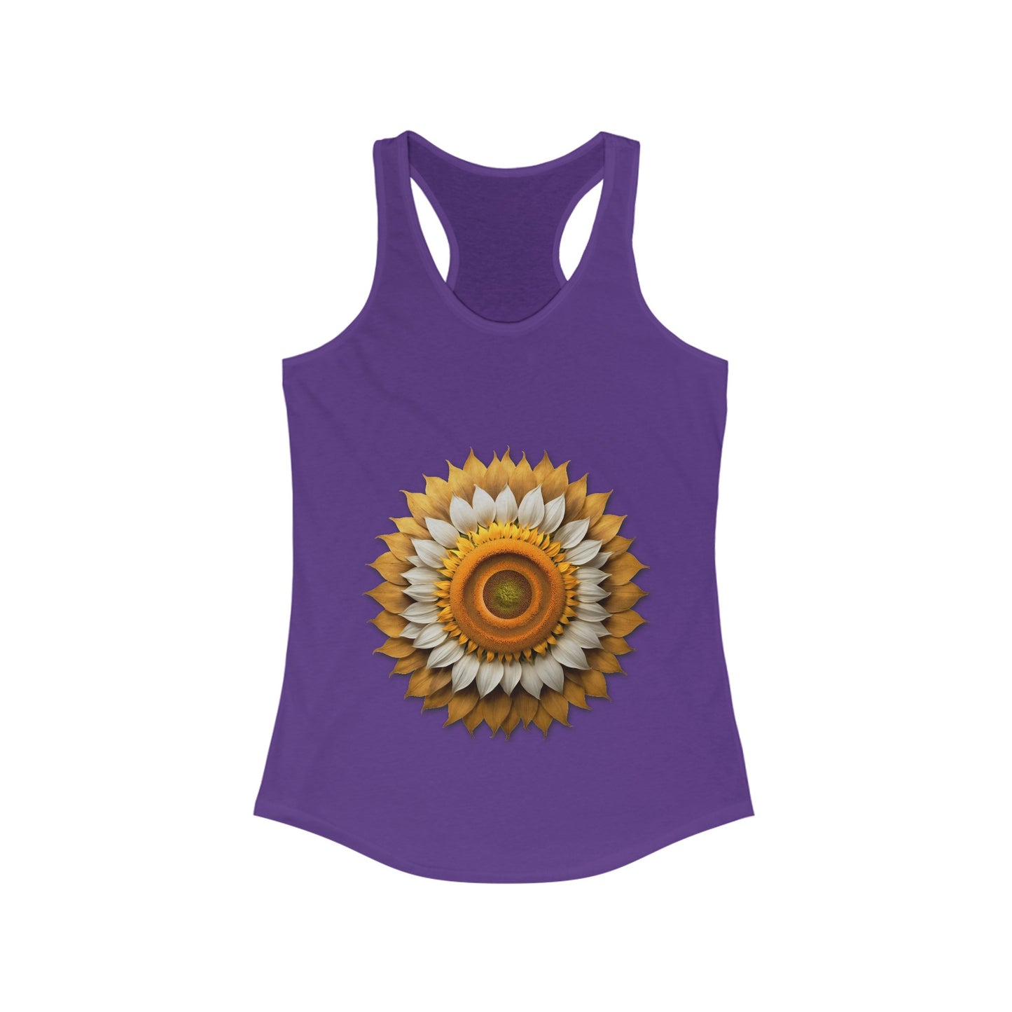 SUNFLOWER MOM-TO-BE - Women's Ideal Racerback Tank
