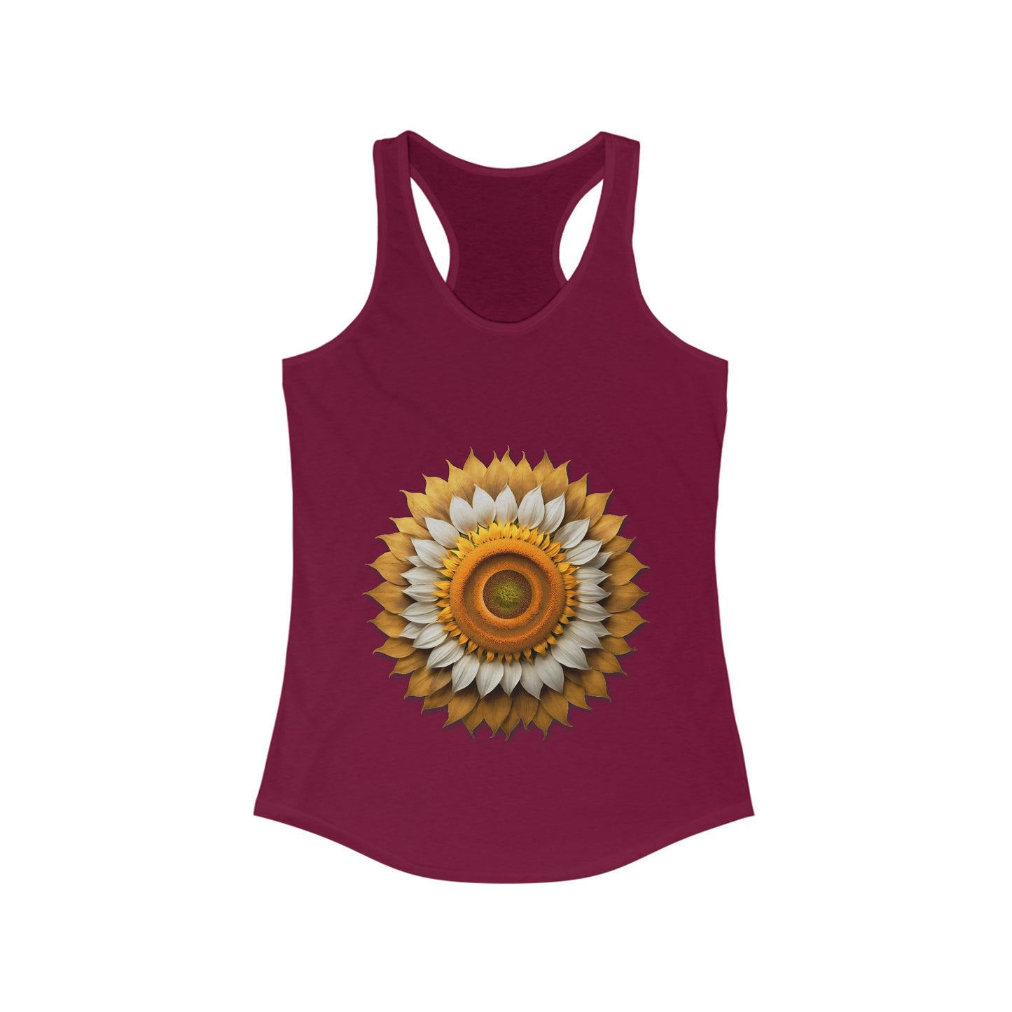 SUNFLOWER MOM-TO-BE - Women's Ideal Racerback Tank