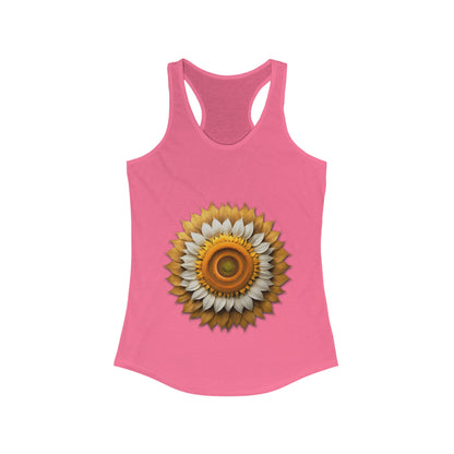 SUNFLOWER MOM-TO-BE - Women's Ideal Racerback Tank