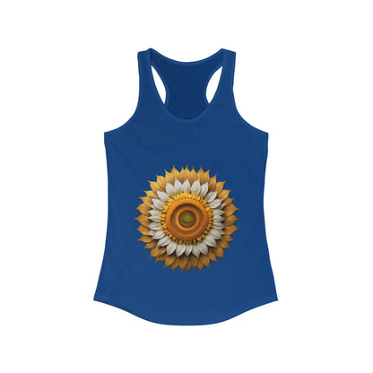 SUNFLOWER MOM-TO-BE - Women's Ideal Racerback Tank