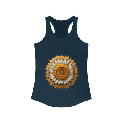 SUNFLOWER MOM-TO-BE - Women's Ideal Racerback Tank