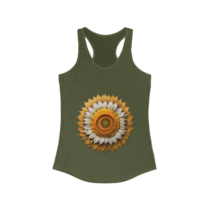 SUNFLOWER MOM-TO-BE - Women's Ideal Racerback Tank