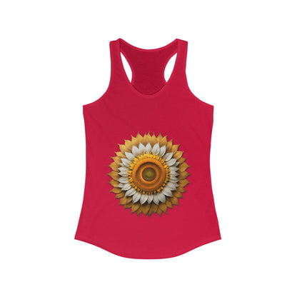 SUNFLOWER MOM-TO-BE - Women's Ideal Racerback Tank