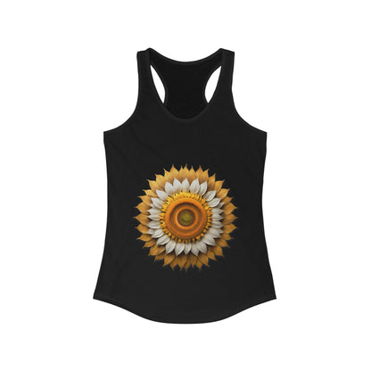 SUNFLOWER MOM-TO-BE - Women's Ideal Racerback Tank