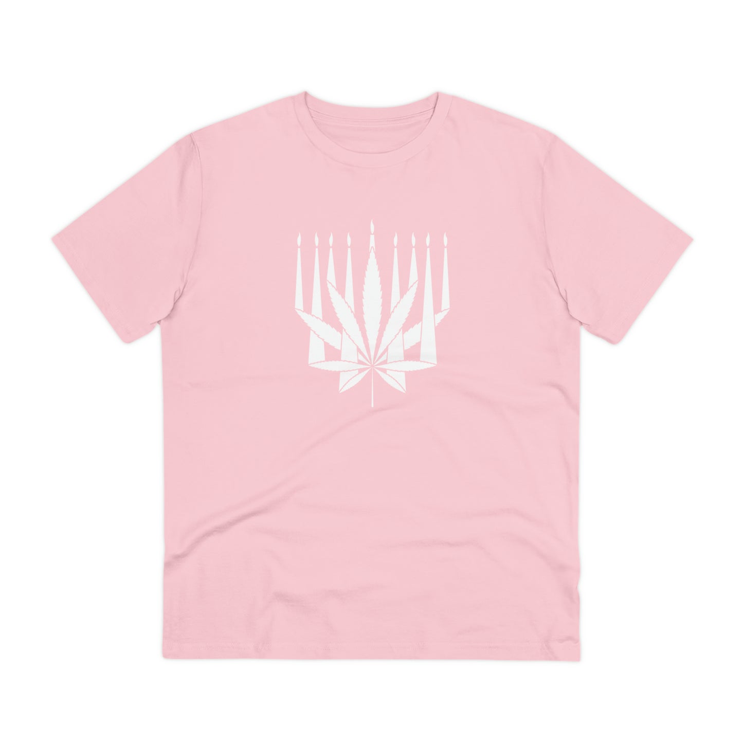 MENORAHJUANA-WHITE - Organic Creator T-shirt - Unisex