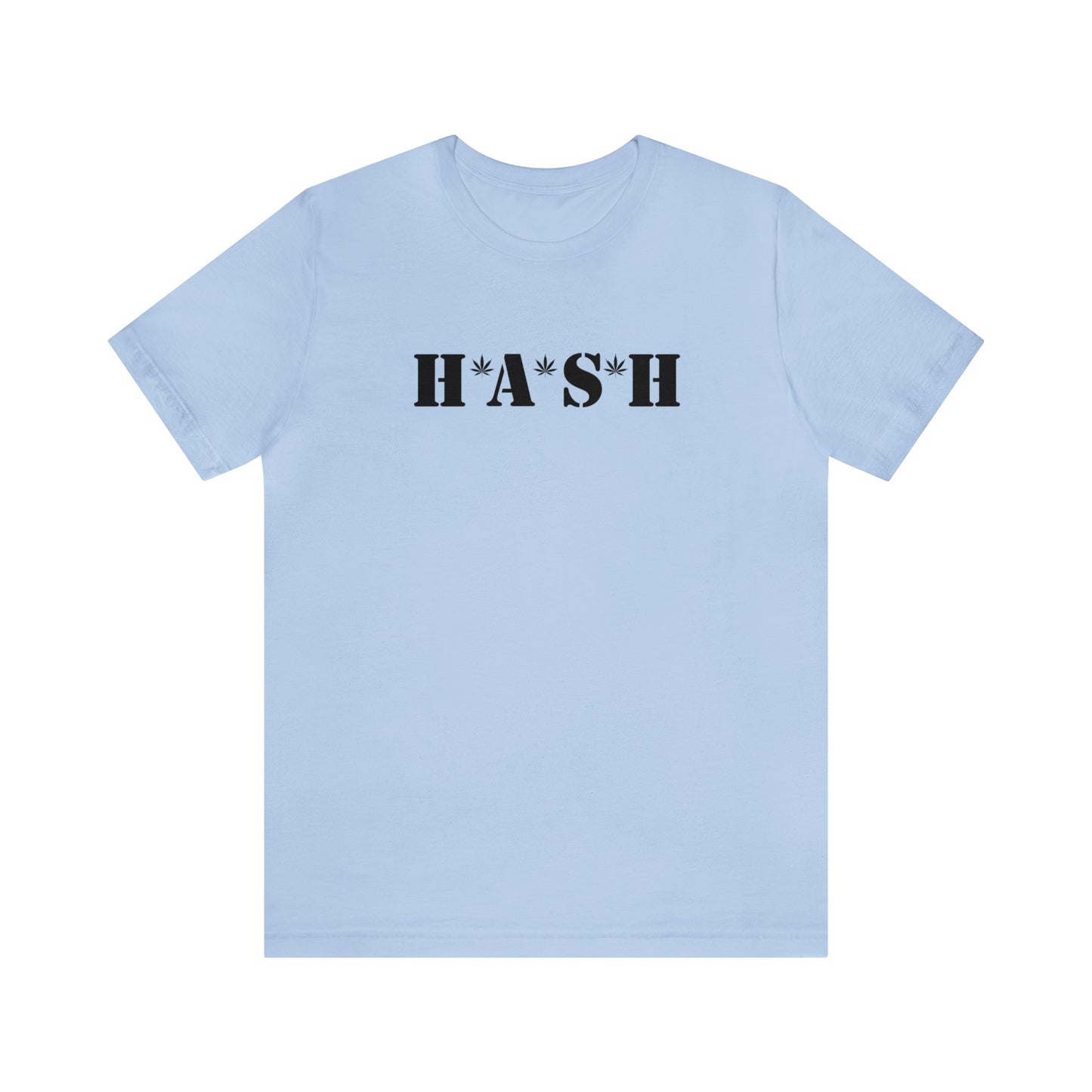 H*A*S*H BLACK LOGO- Unisex Jersey Short Sleeve Tee