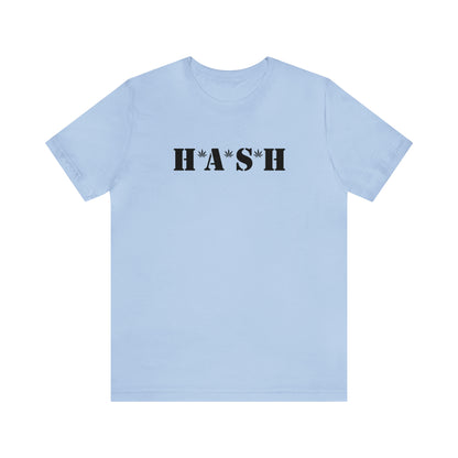 H*A*S*H BLACK LOGO- Unisex Jersey Short Sleeve Tee