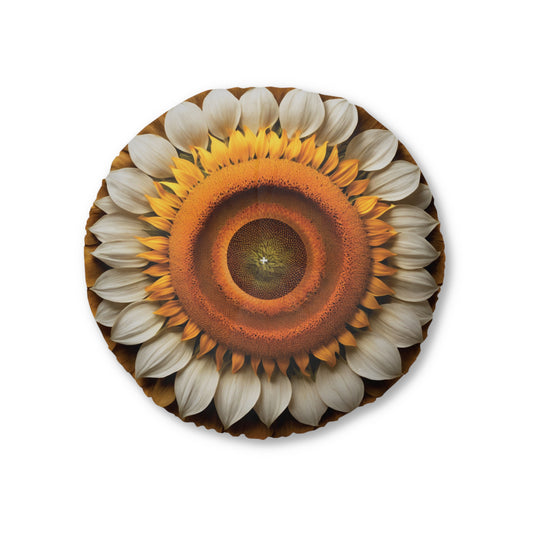Sunflower Tufted Pillow