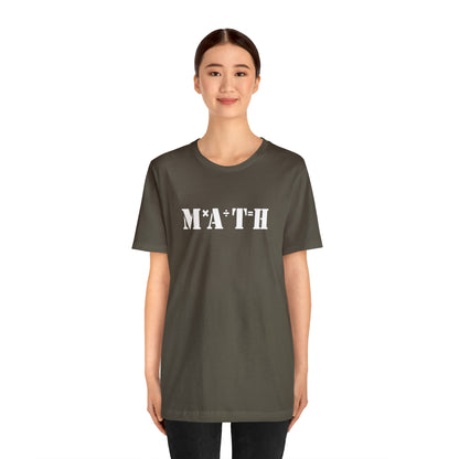 MATH - Unisex Jersey Short Sleeve Tee