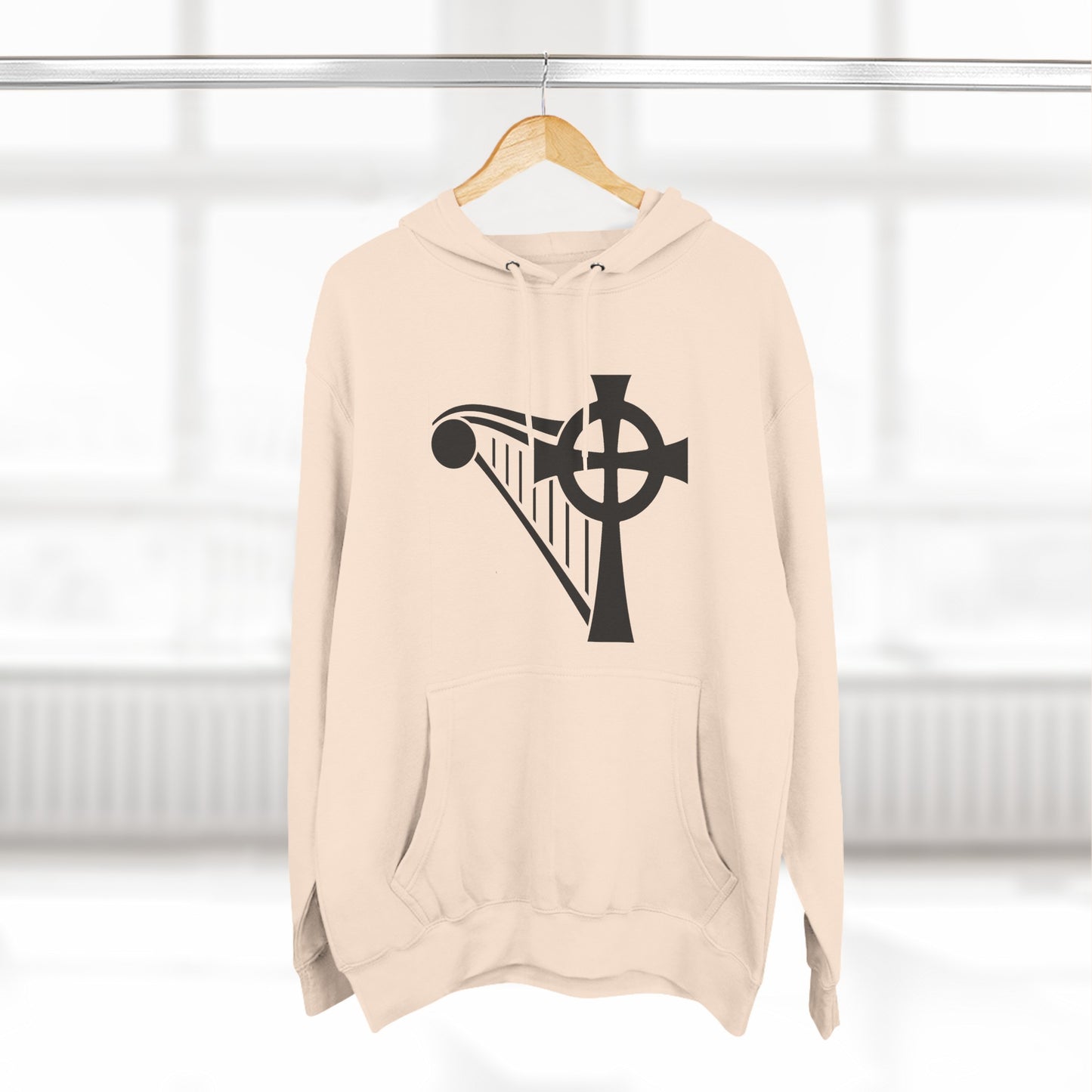 HARP & CROSS - BLACK LOGO - Unisex Premium Pullover Hoodie