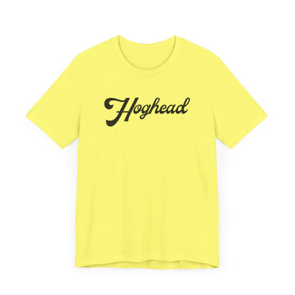 HOGHEAD - Black Logo - Unisex Jersey Short Sleeve Tee