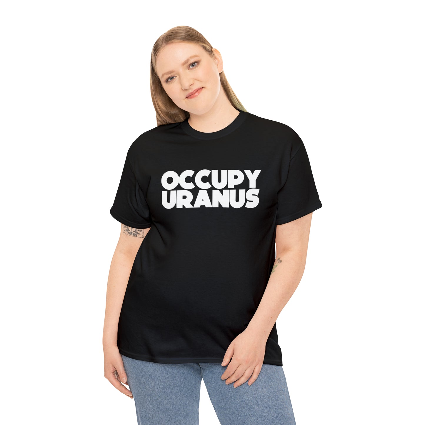 OCCUPY URANUS - Unisex Heavy Cotton Tee