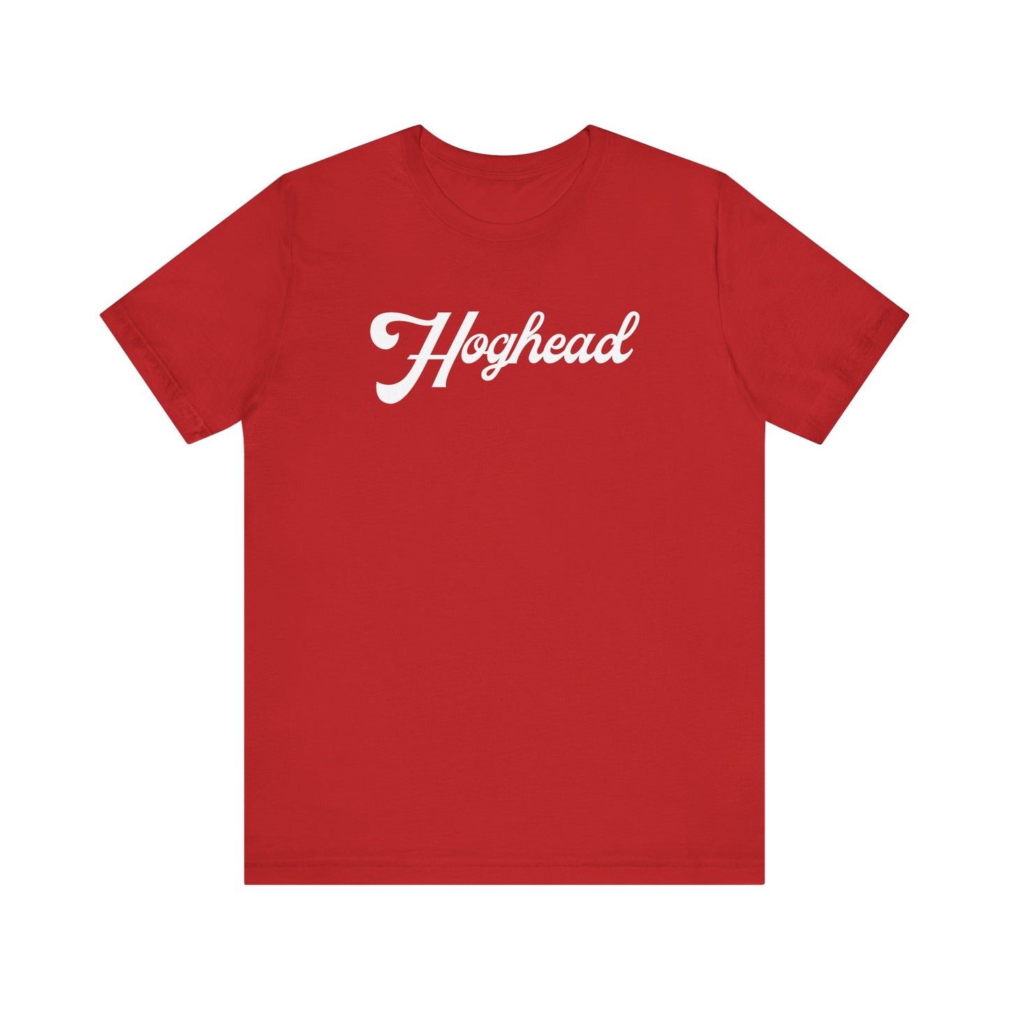 HOGHEAD - White Logo - Unisex Jersey Short Sleeve Tee
