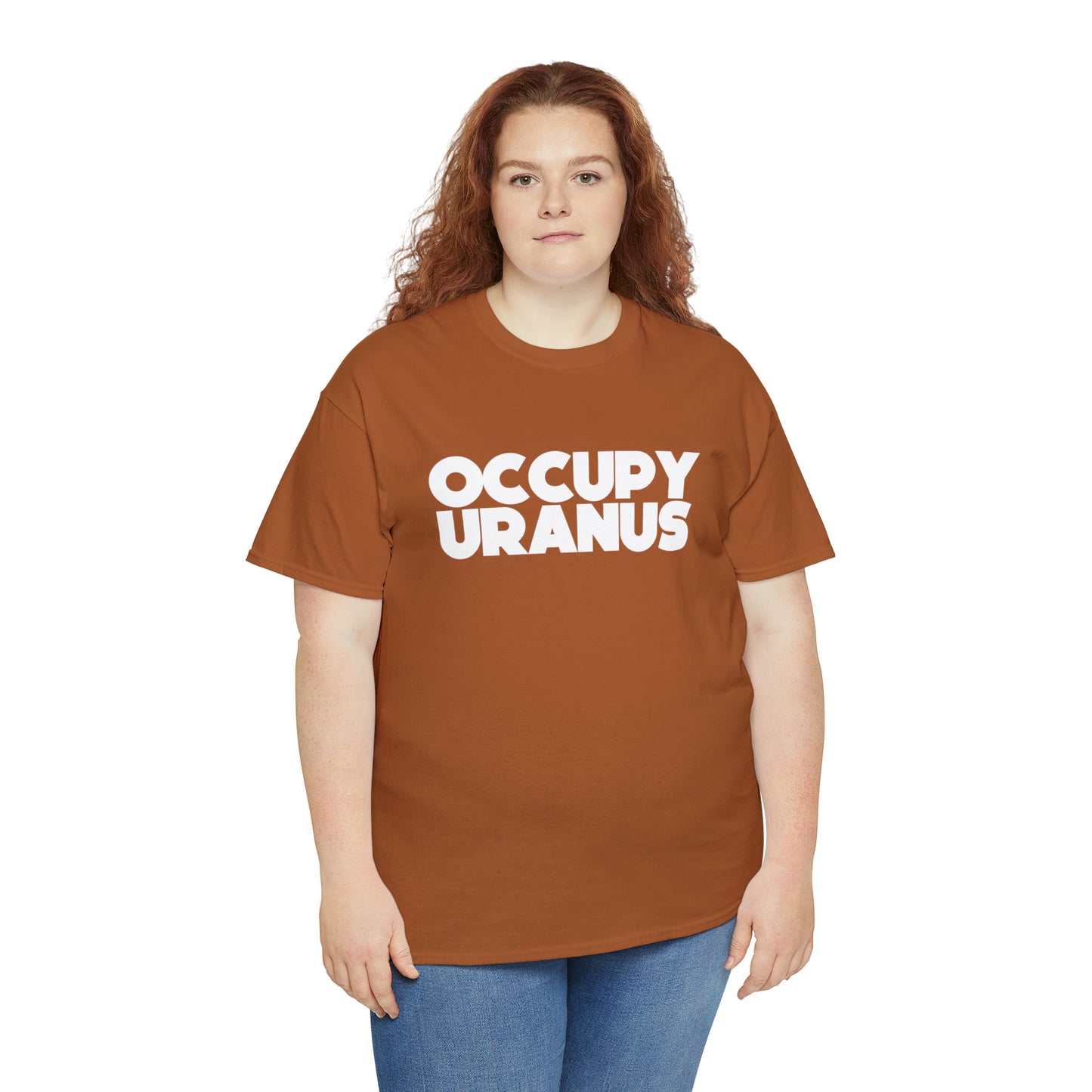 OCCUPY URANUS - Unisex Heavy Cotton Tee