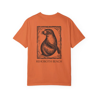 REHOBOTH BEACH - SEAL - Unisex Garment-Dyed T-shirt