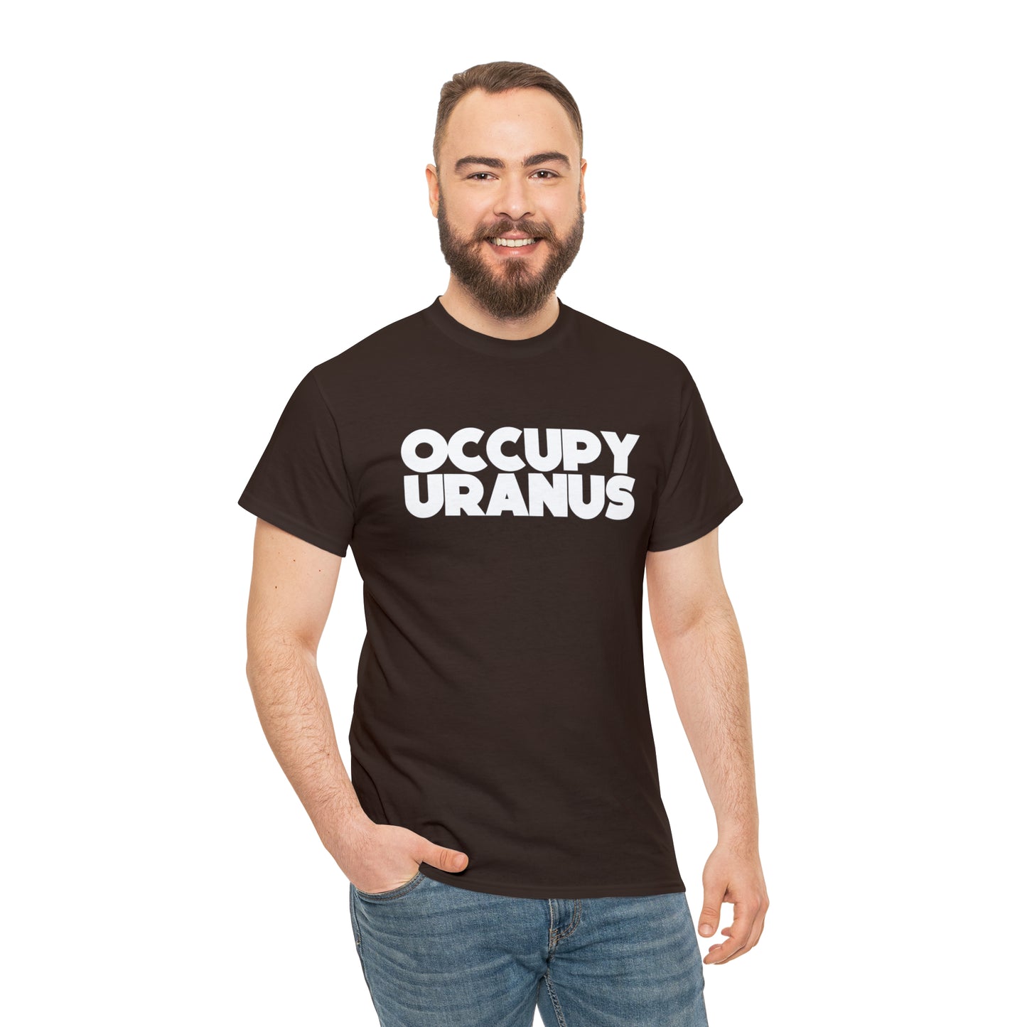 OCCUPY URANUS - Unisex Heavy Cotton Tee
