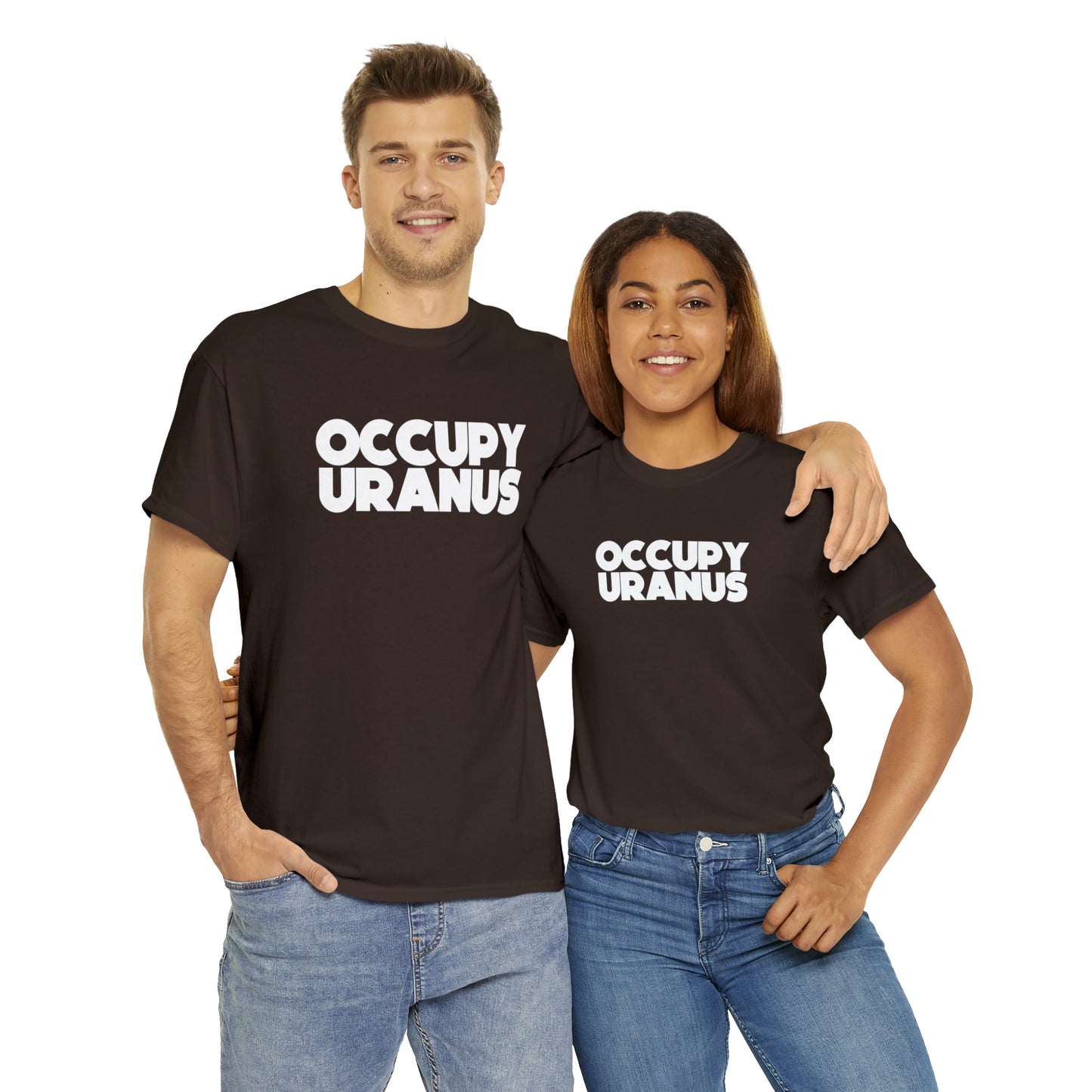 OCCUPY URANUS - Unisex Heavy Cotton Tee
