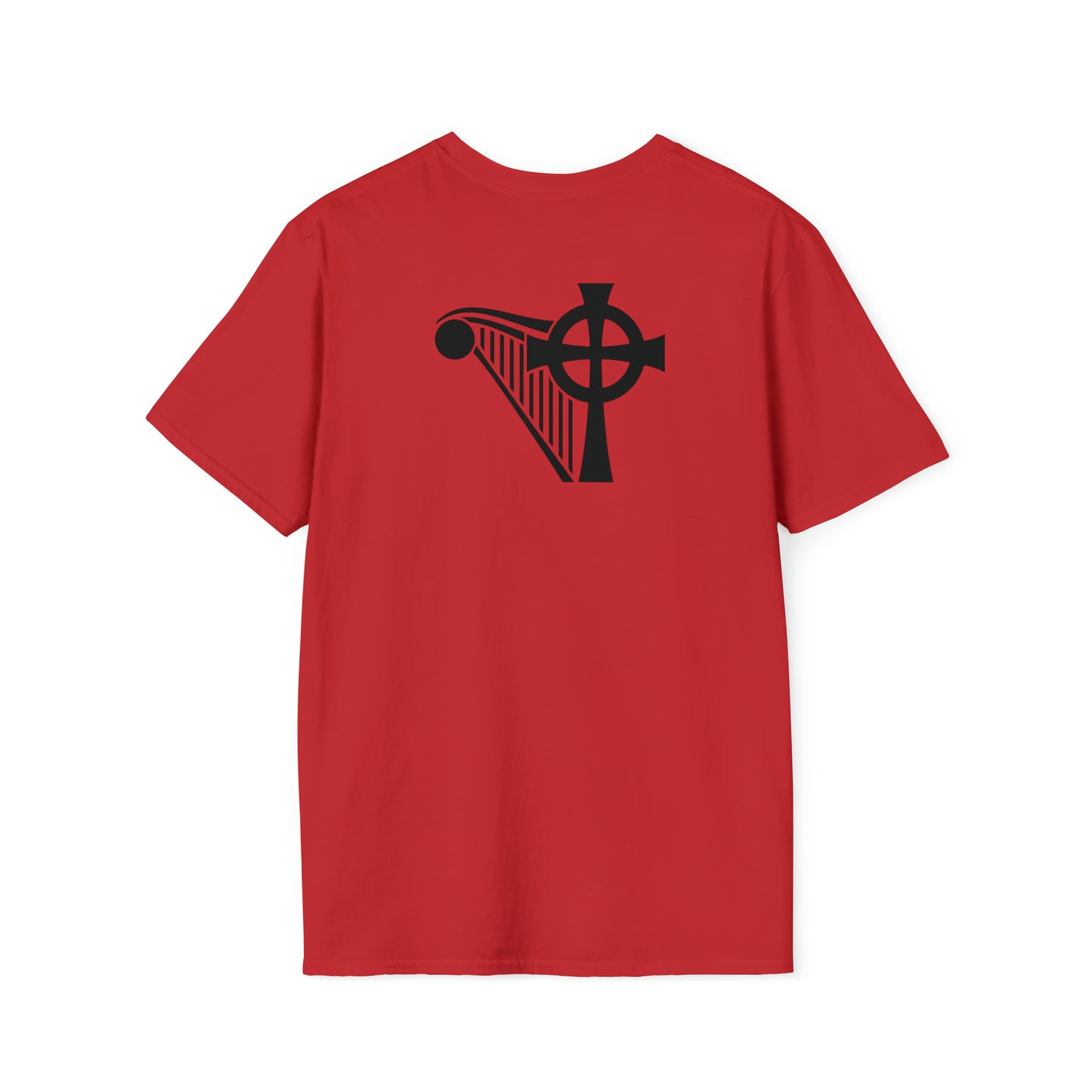 HARP & CROSS Black logo- Unisex Softstyle T-Shirt