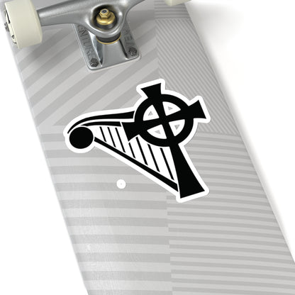 HARP & CROSS - Kiss-Cut Stickers