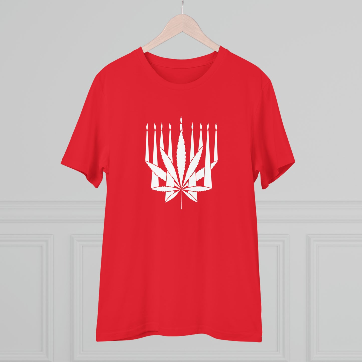 MENORAHJUANA-WHITE - Organic Creator T-shirt - Unisex