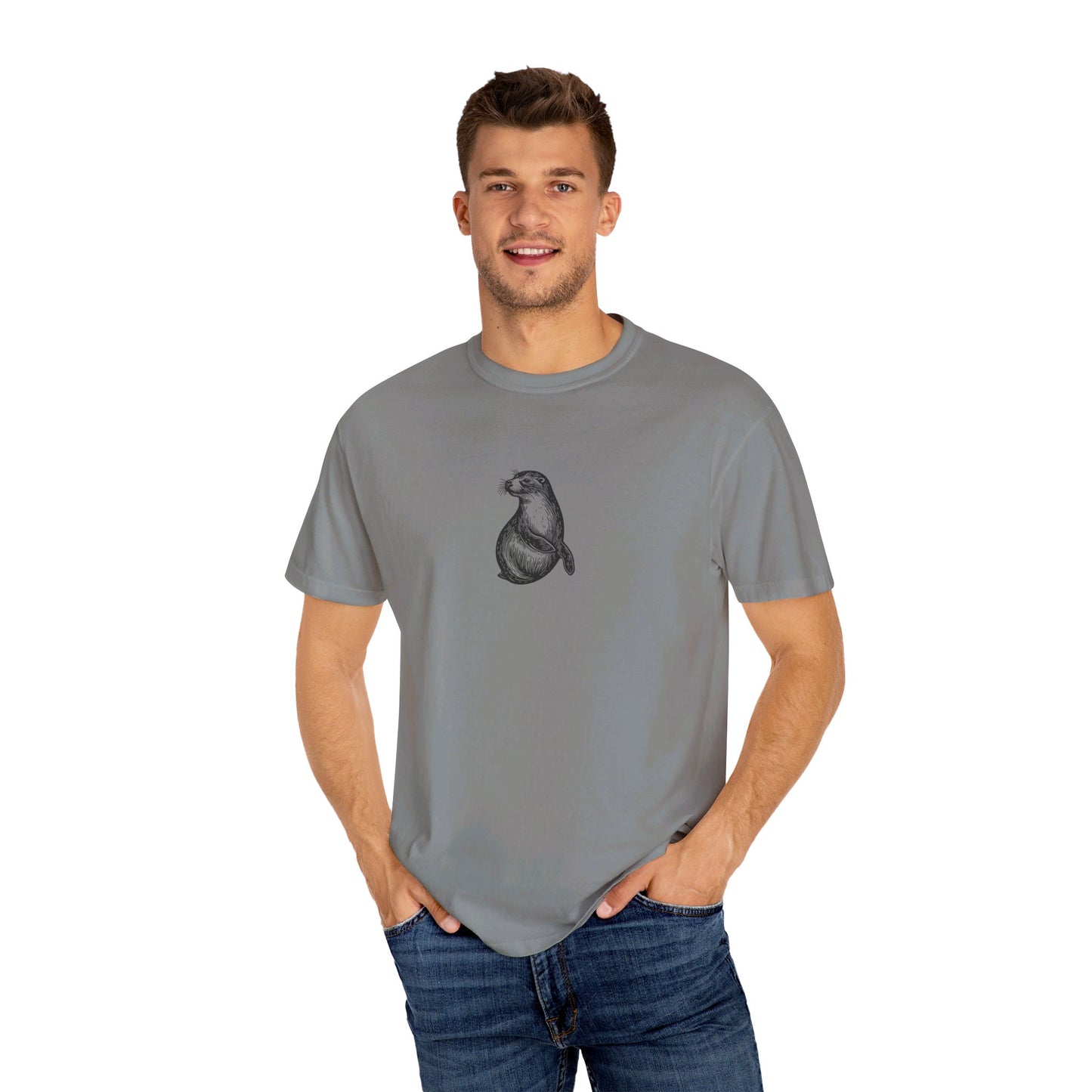 REHOBOTH BEACH - SEAL - Unisex Garment-Dyed T-shirt