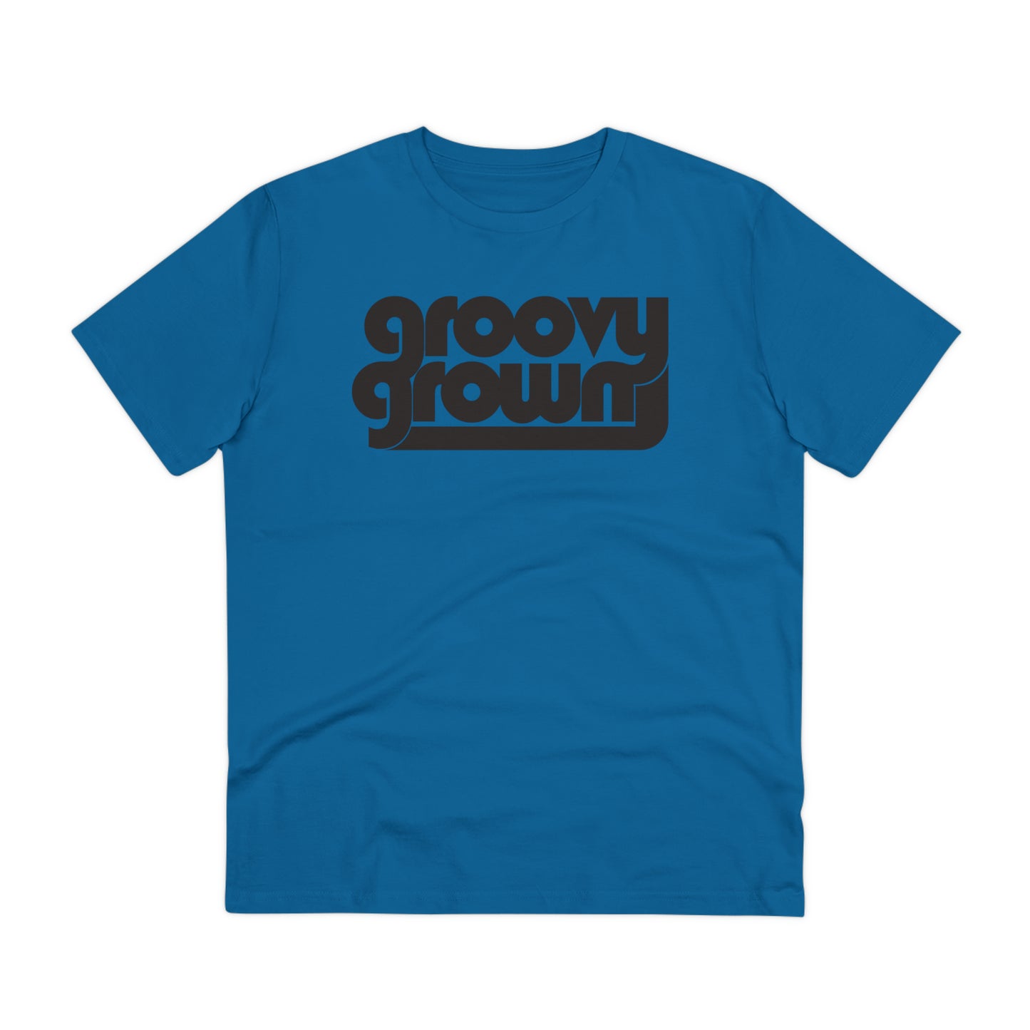 GROOVY GROWN - BLACK LOGO - Organic Creator T-shirt - Unisex