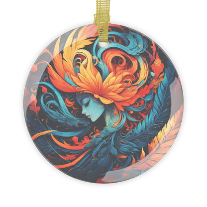 CELESTIAL Vibrant Glass Ornament