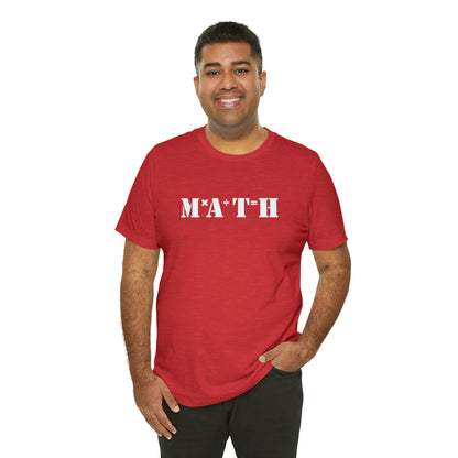 MATH - Unisex Jersey Short Sleeve Tee