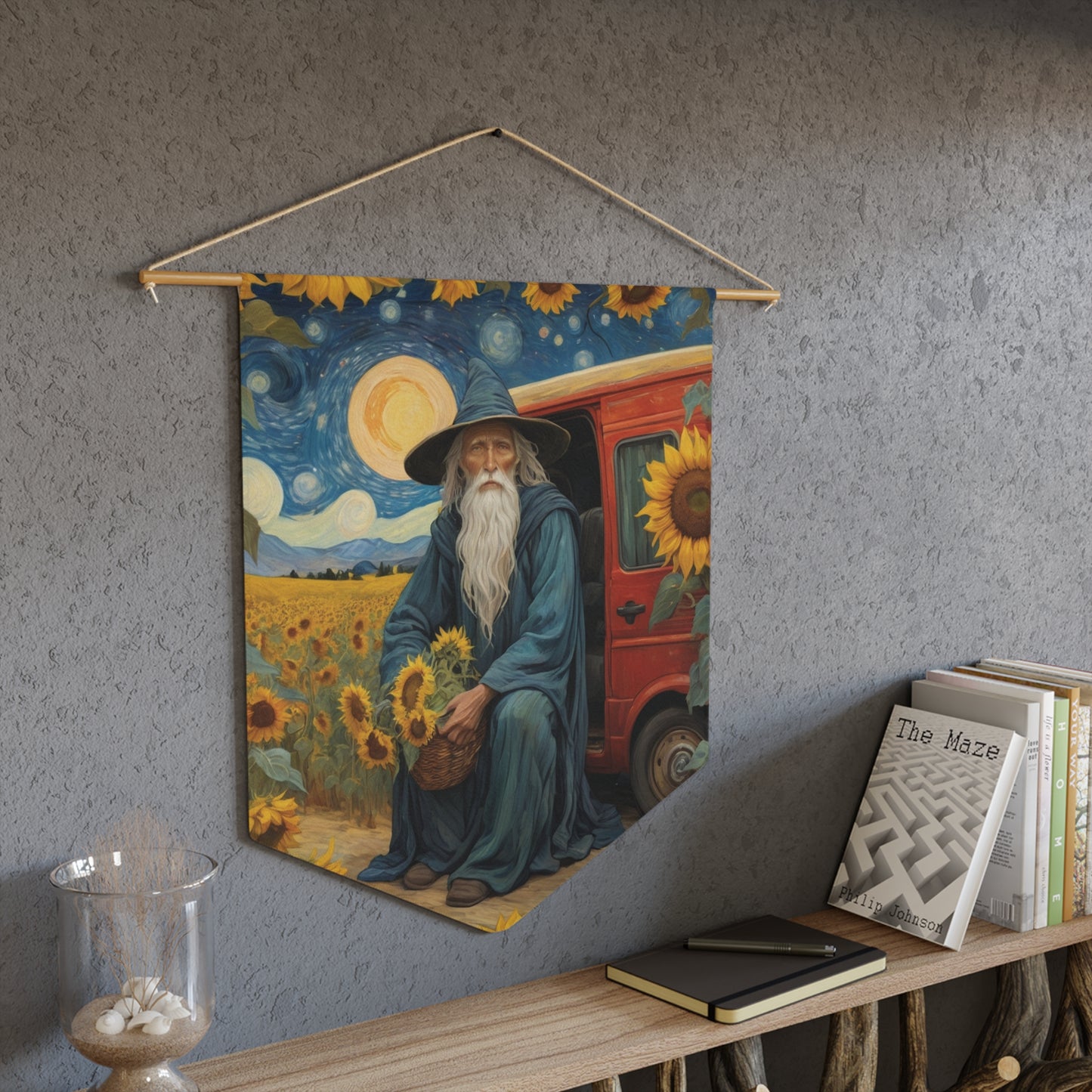 Sunflower Goddess Wall Pennant 15