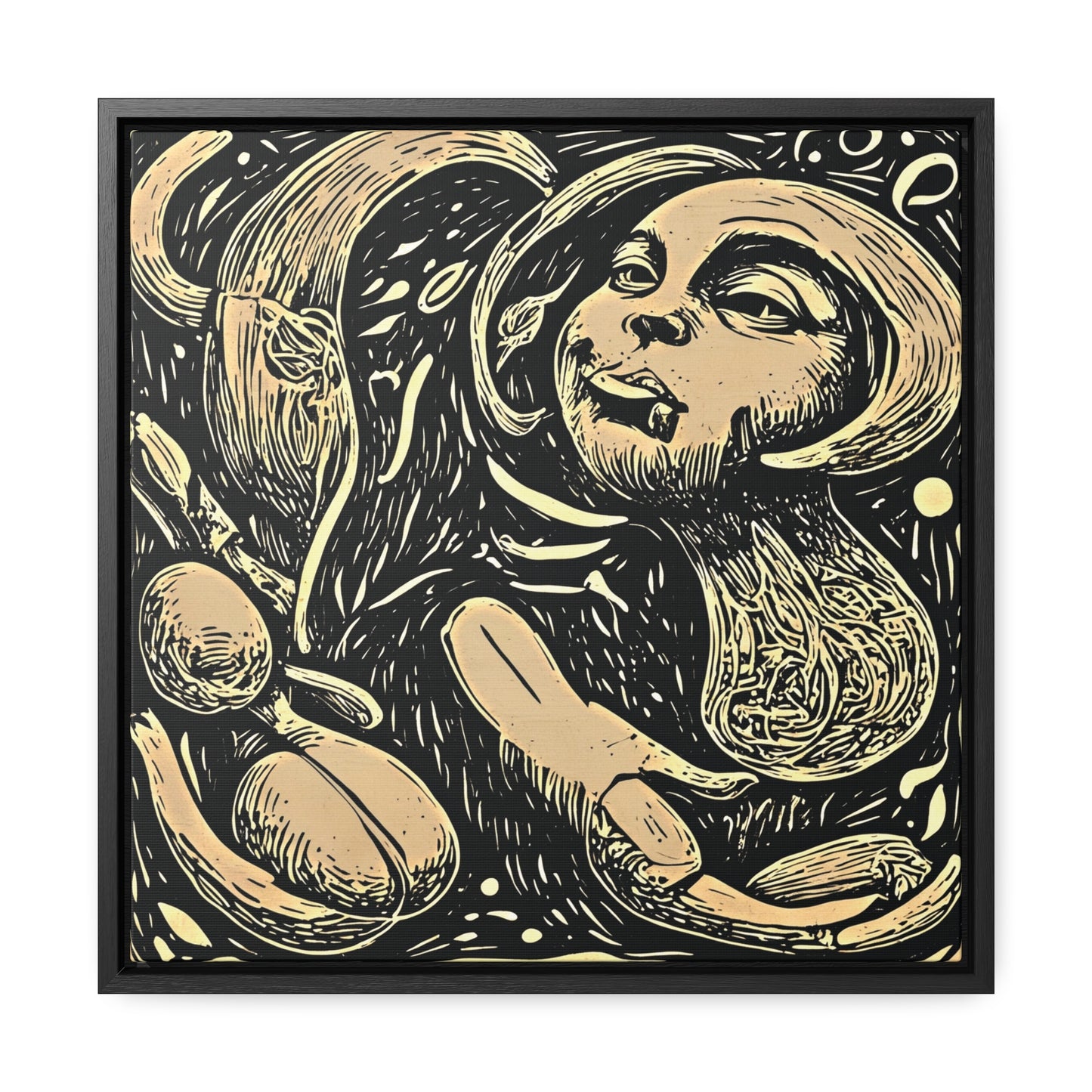 Wall Art - Gallery Canvas, Square Frame