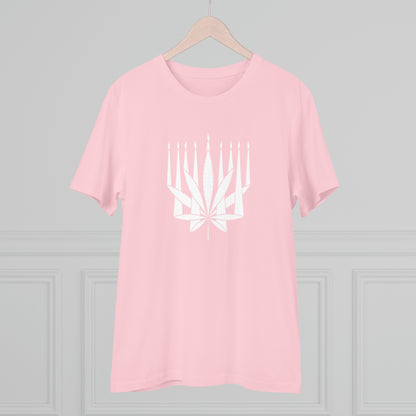 MENORAHJUANA-WHITE - Organic Creator T-shirt - Unisex
